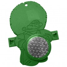 Reflektor Fahrrad-Figur BÄR, grün